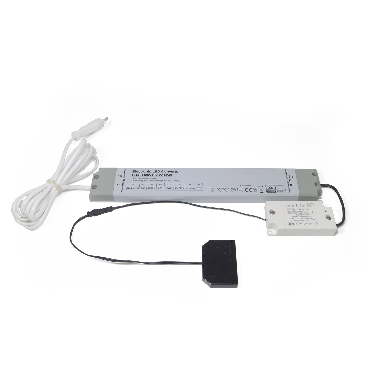 Led Emotion Frankfurt sturing 60W, 12V, 2.5a ontvanger/konvertor